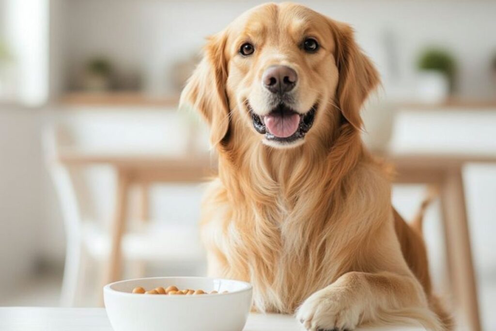köpeğim mama yemiyor sorunu yaşayan golden retriever köpek