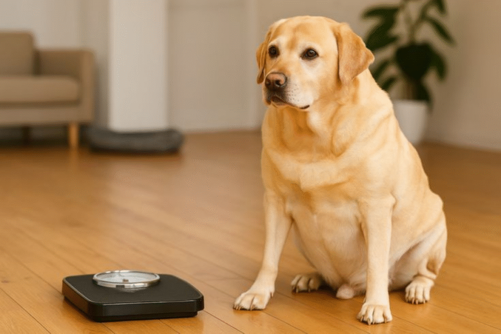 sağlıklı kiloda köpek egzersiz yapan köpek